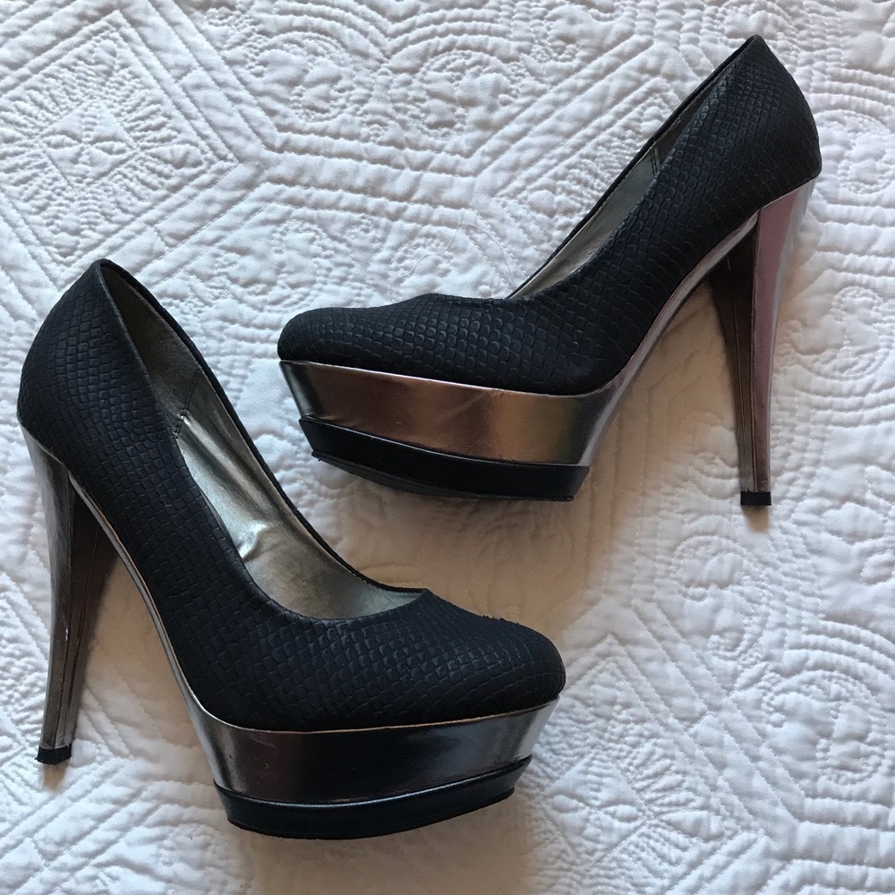 🔥🖤👠 Wild Diva Platform Pumps 👠🖤🔥